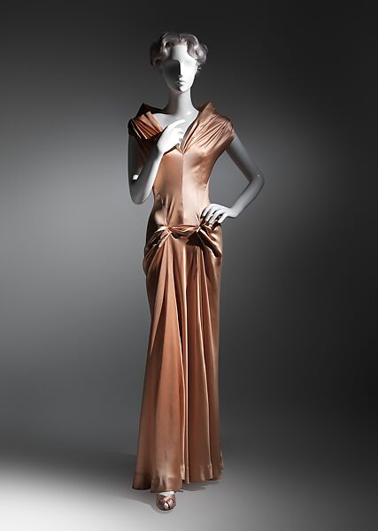 Evening dress, Charles James (American, born Great Britain, 1906–1978), silk, American