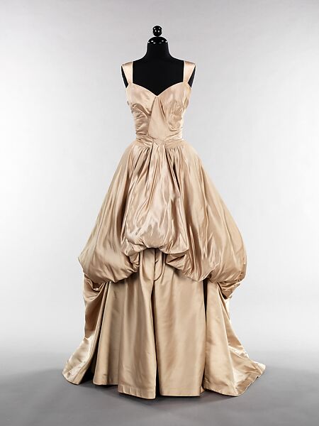 Evening dress, Charles James (American, born Great Britain, 1906–1978), silk, American 