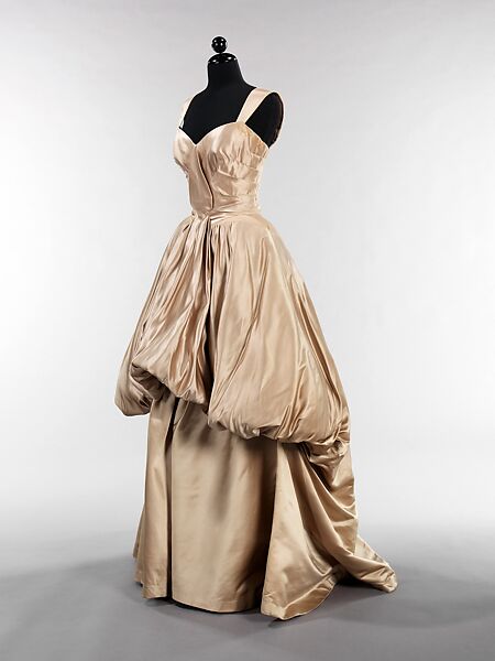 Evening dress, Charles James (American, born Great Britain, 1906–1978), silk, American