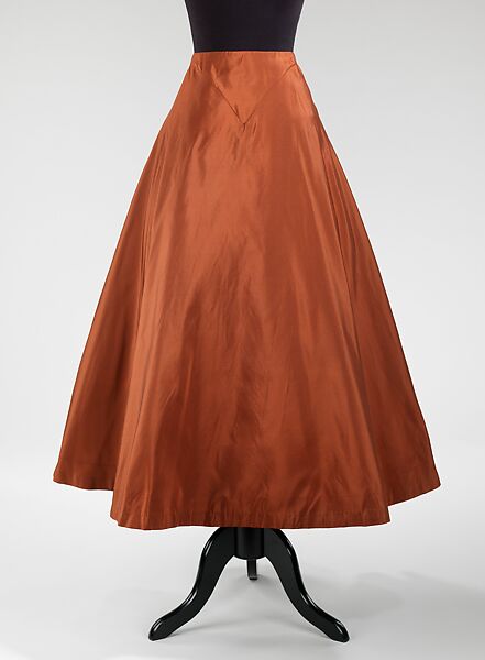 Evening skirt, Charles James (American, born Great Britain, 1906–1978), silk, American 