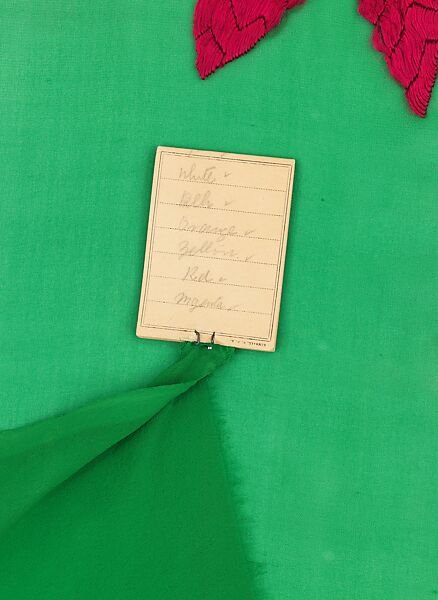 Textile, Textile design attributed to Sarah Lipska (Polish, 1882–1973), silk, French