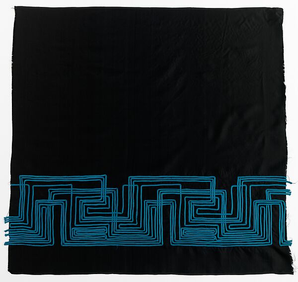 Textile, Textile design attributed to Sarah Lipska (Polish, 1882–1973), silk, French 