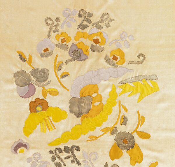 Textile, Sarah Lipska (Polish, 1882–1973), silk, metal, French