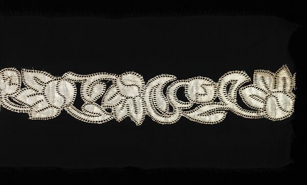 Textile, Textile design attributed to Sarah Lipska (Polish, 1882–1973), silk, metal, French