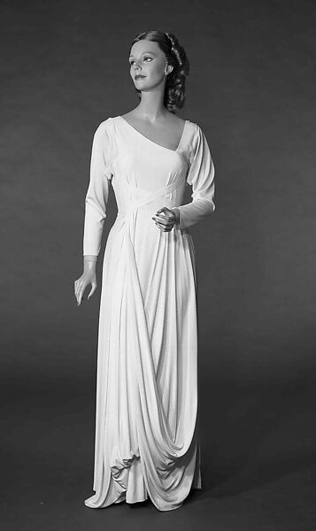 Evening dress, Valentina (American, born Kyiv 1899–1989), silk, American