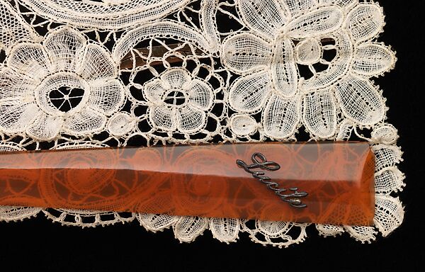 Fan, Attributed to Mor Weisz (Austrian), tortoiseshell, metal, linen, silk, probably Austrian