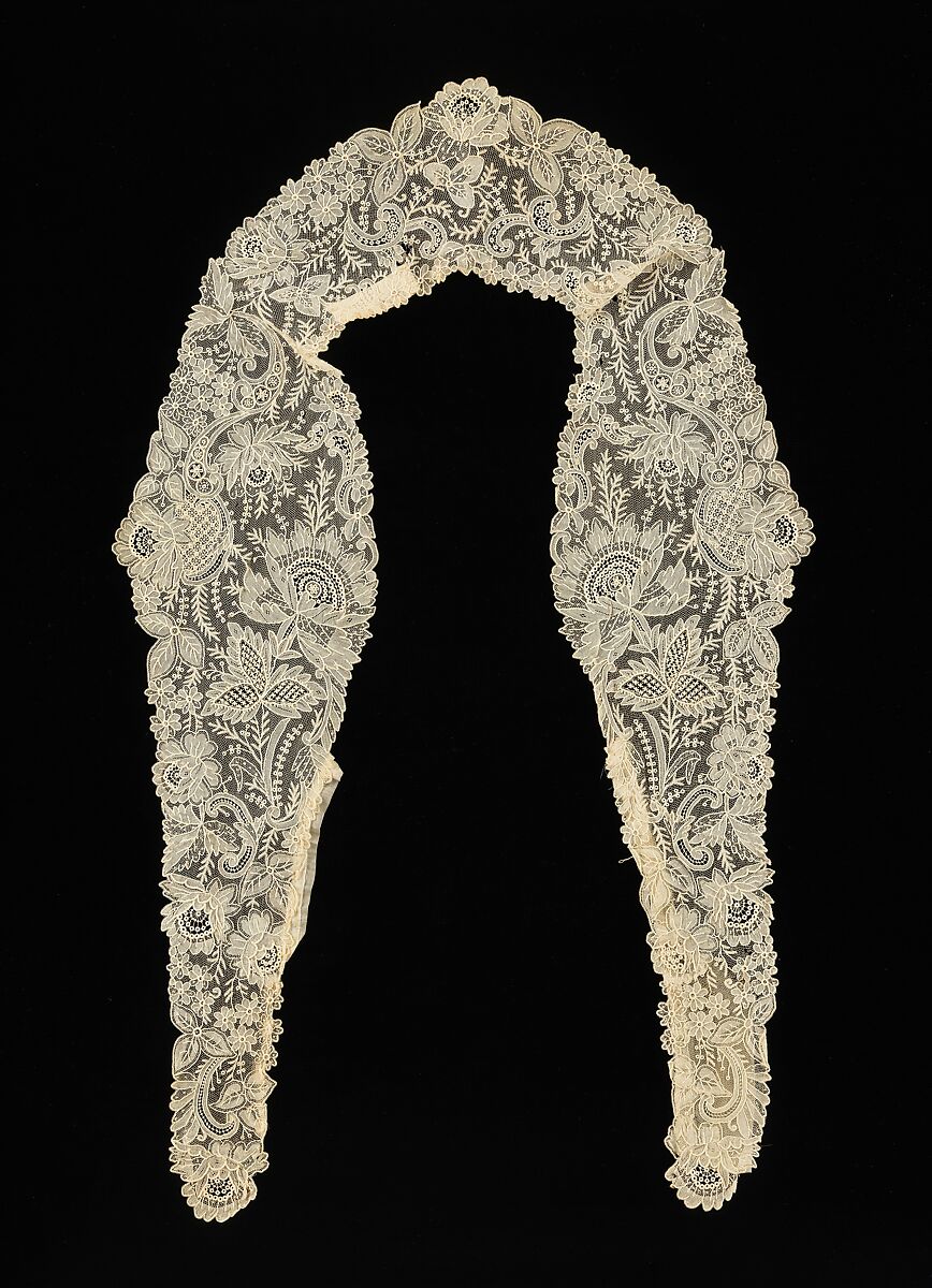 Neckpiece, linen, Belgian 