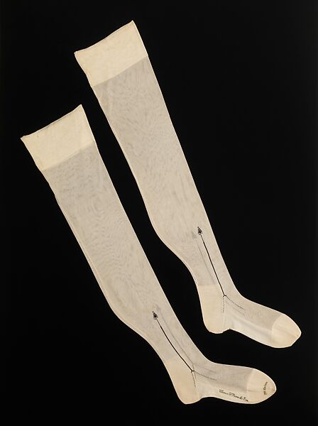 Stockings, McCallum, silk, cotton, American 