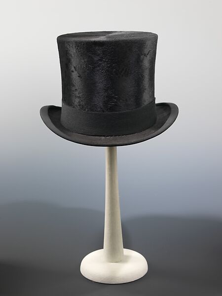 Top hat, Brooks Brothers (American, founded 1818), silk, wool, American 