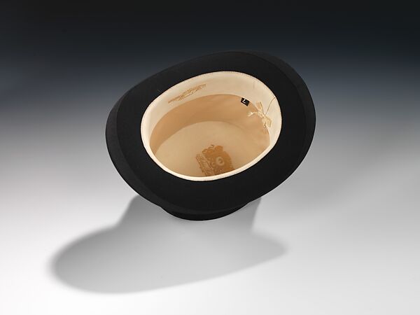 Top hat, Brooks Brothers (American, founded 1818), silk, wool, American