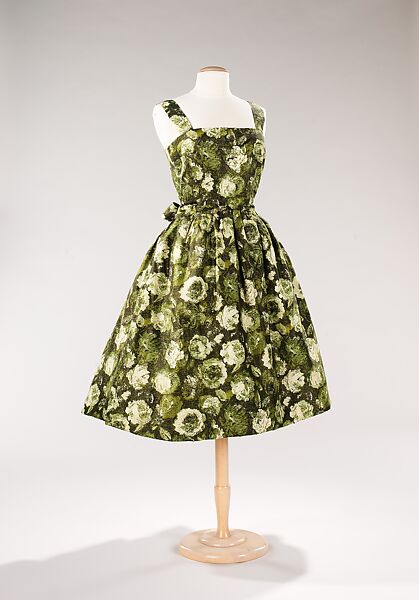 Cocktail ensemble, House of Dior (French, founded 1946), silk, French 