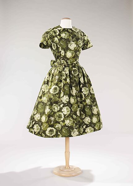 Cocktail ensemble, House of Dior (French, founded 1946), silk, French