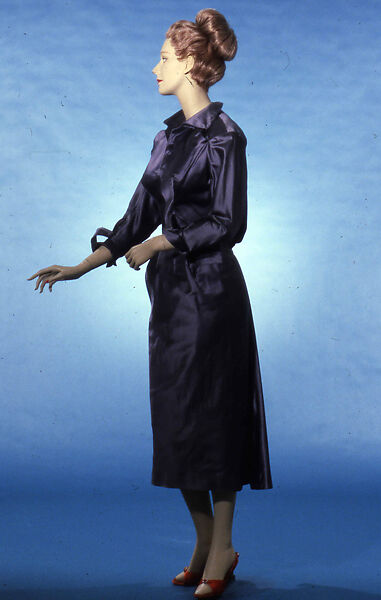 Cocktail dress, Charles James (American, born Great Britain, 1906–1978), silk, American