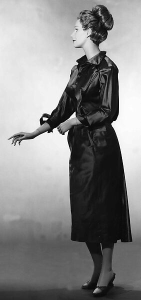 Cocktail dress, Charles James (American, born Great Britain, 1906–1978), silk, American