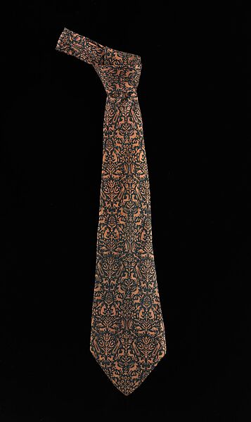 Necktie, Brooke Cadwallader, silk, American 