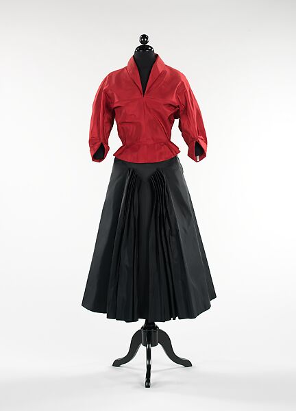 Evening blouse, Charles James (American, born Great Britain, 1906–1978), silk, American 