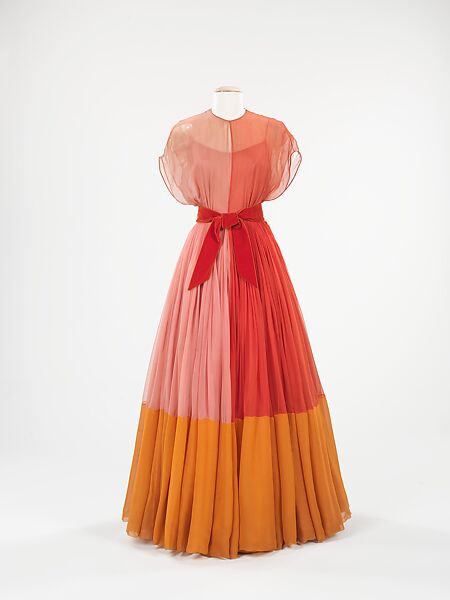 Evening dress, James Galanos (American, Philadelphia, Pennsylvania, 1924–2016 West Hollywood, California), silk, American 