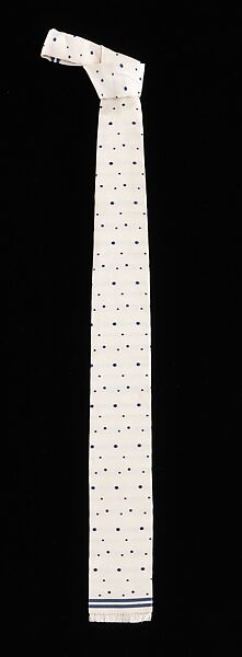 Necktie, Jacques Fath (French, 1912–1954), silk, French 