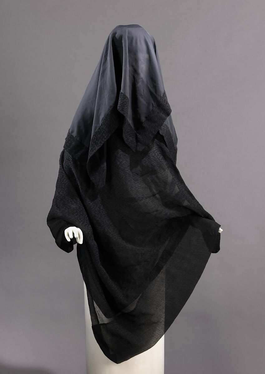 Mourning accessory set, Wanamaker's (American), silk, American