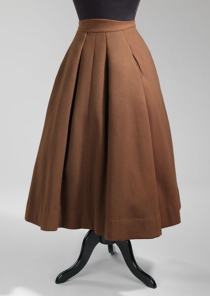 Skirt, Charles James (American, born Great Britain, 1906–1978), wool, American 