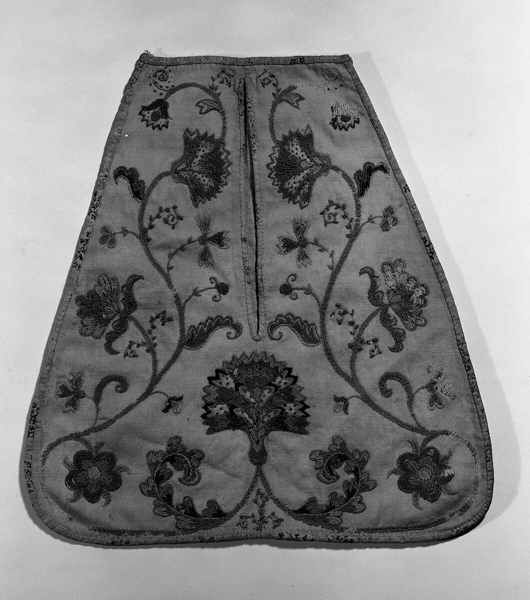 Pocket, linen, wool, American