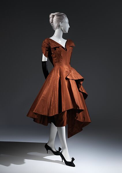 Evening dress, Charles James (American, born Great Britain, 1906–1978), silk, American