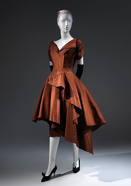 Evening dress, Charles James (American, born Great Britain, 1906–1978), silk, American