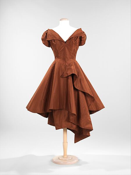 Evening dress, Charles James (American, born Great Britain, 1906–1978), silk, American 