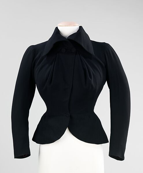 Evening jacket, Charles James (American, born Great Britain, 1906–1978), wool, silk, American 