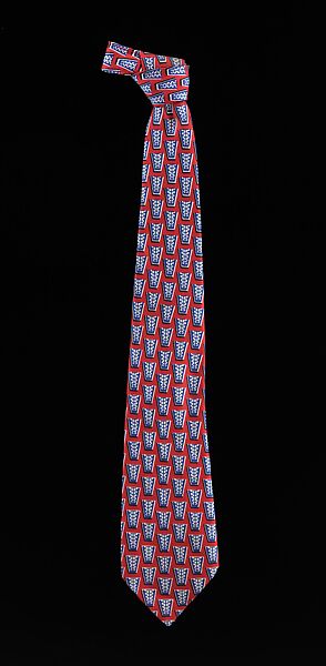 Necktie, Brooke Cadwallader, silk, American 