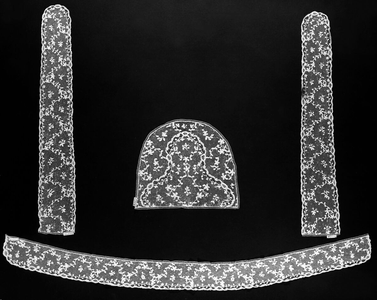 Accessory set, linen, French