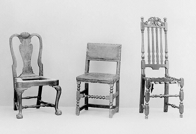 Side Chair, Walnut, maple, American