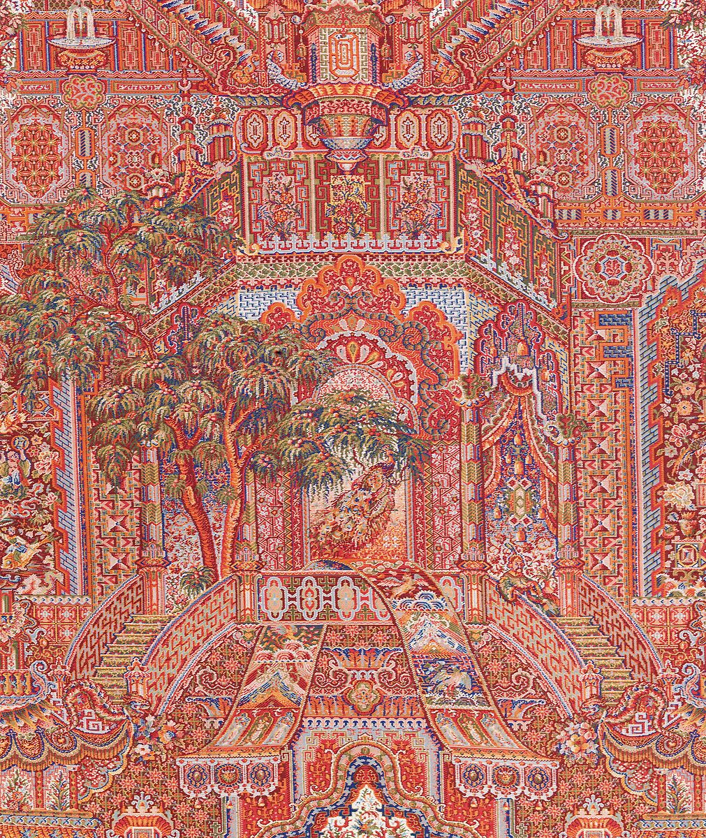 Shawl, Attributed to Anthony Berrus, wool, silk, French