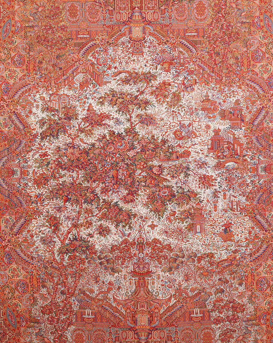 Shawl, Attributed to Anthony Berrus, wool, silk, French