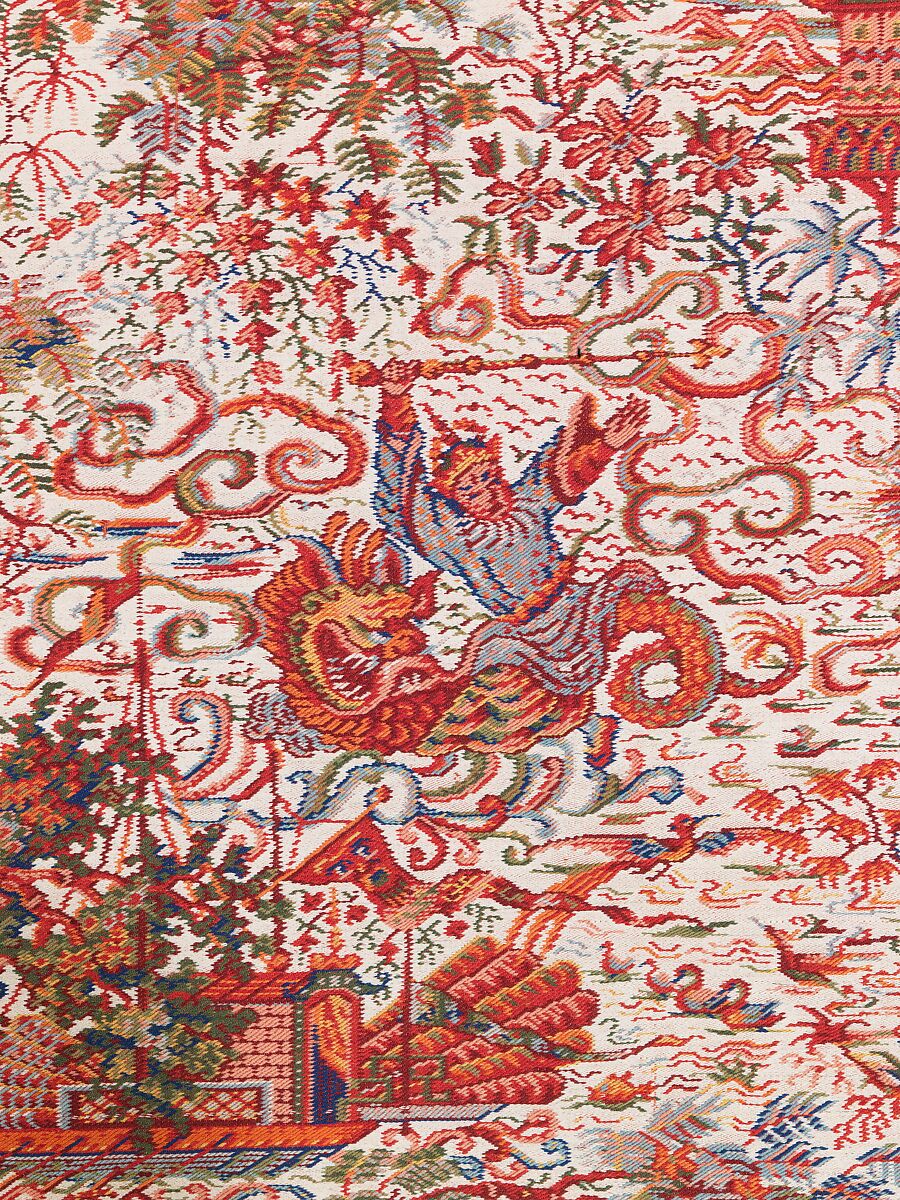 Shawl, Attributed to Anthony Berrus, wool, silk, French