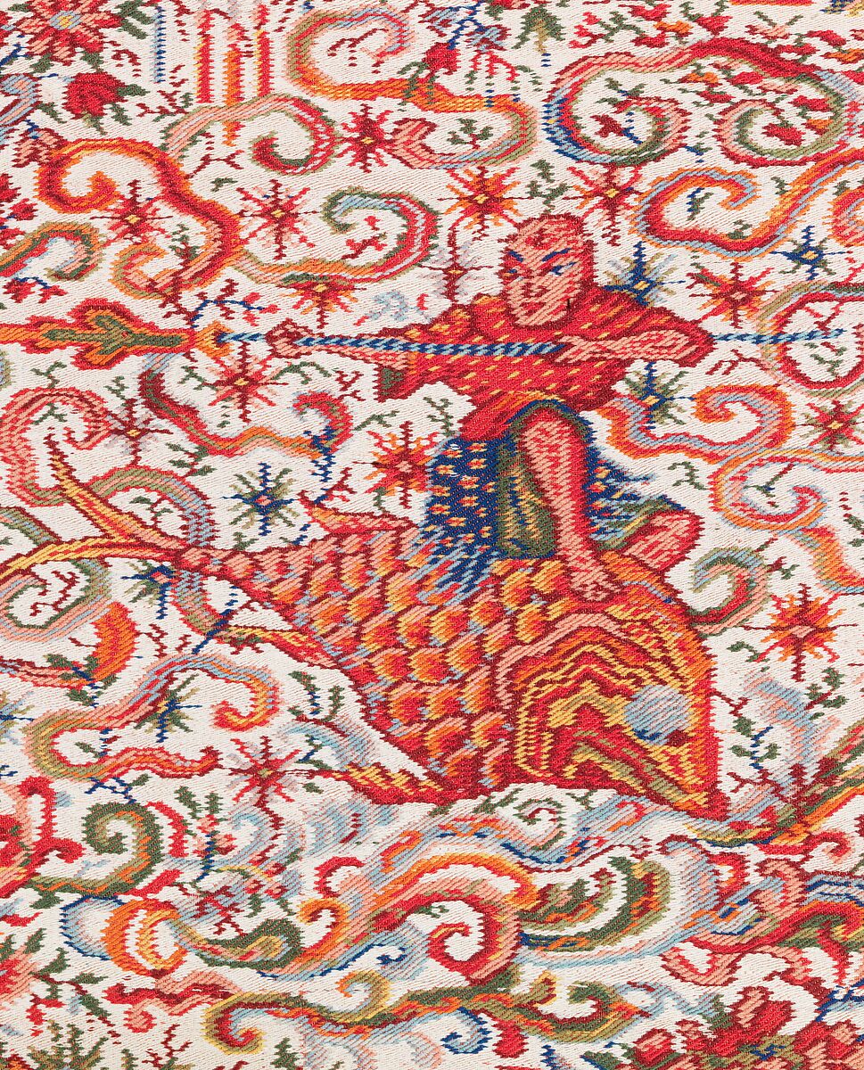 Shawl, Attributed to Anthony Berrus, wool, silk, French