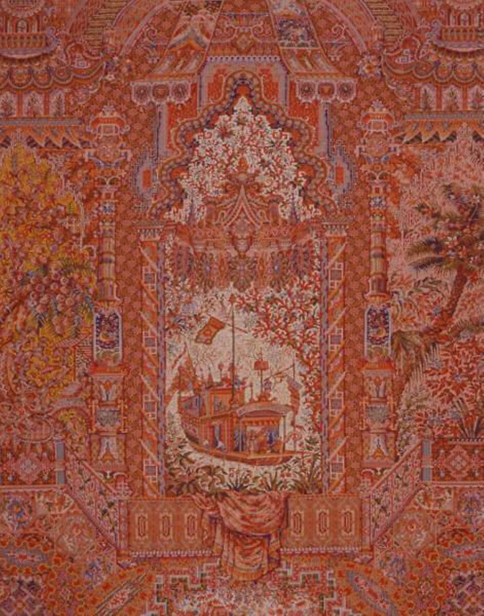 Shawl, Attributed to Anthony Berrus, wool, silk, French