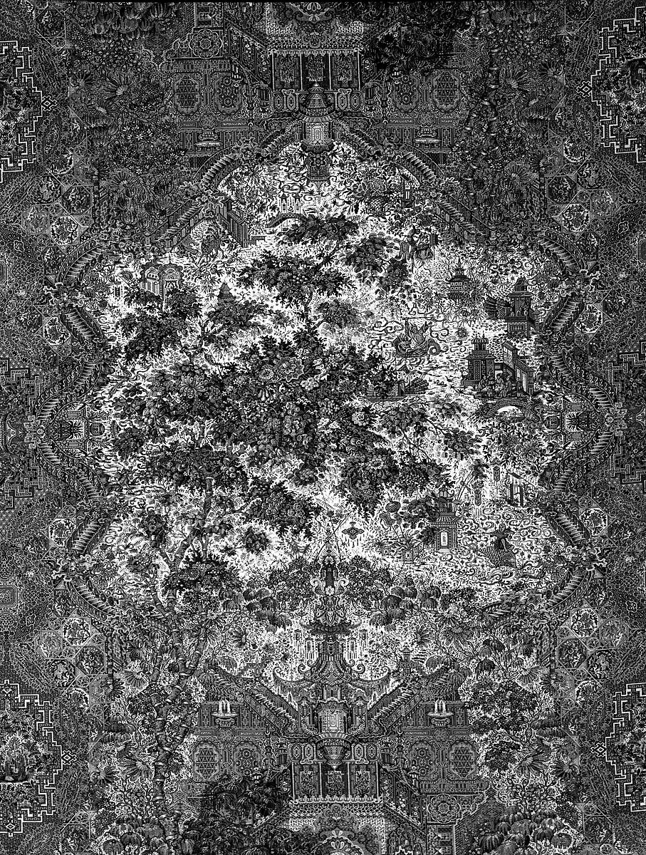 Shawl, Attributed to Anthony Berrus, wool, silk, French