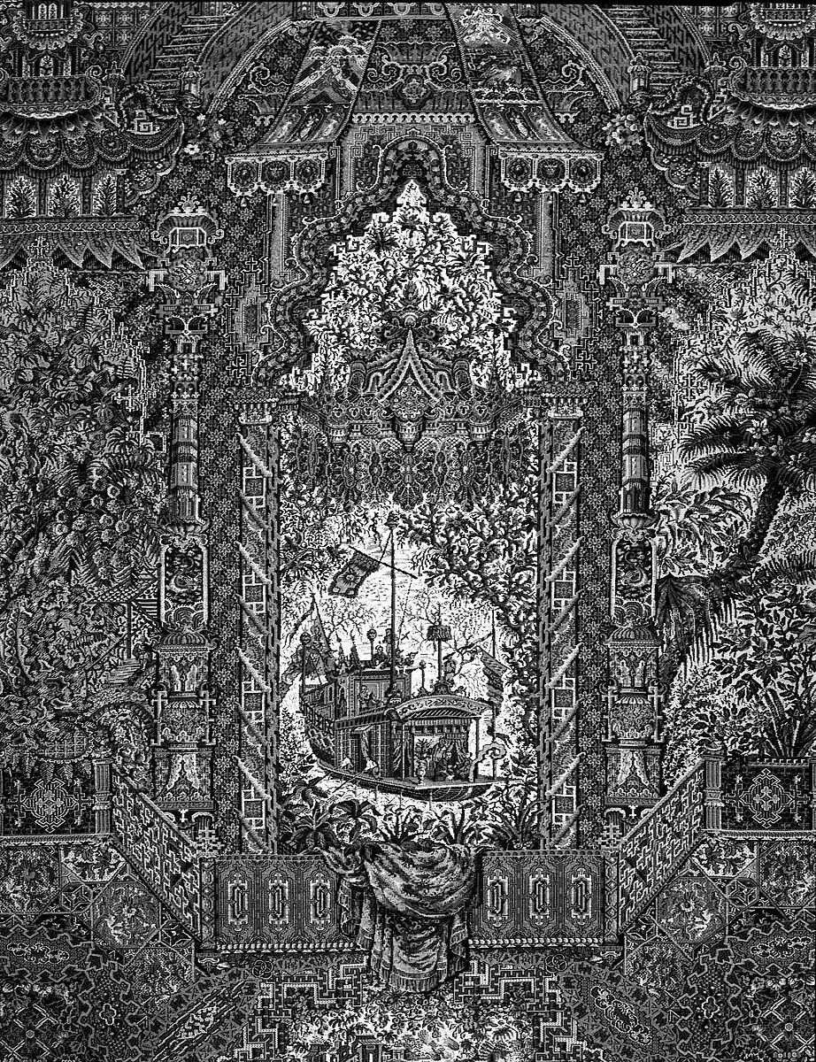 Shawl, Attributed to Anthony Berrus, wool, silk, French