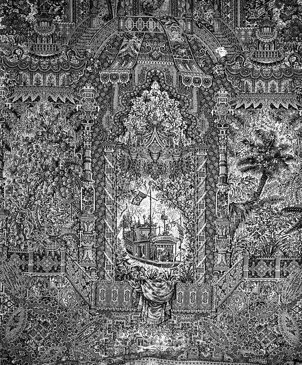 Shawl, Attributed to Anthony Berrus, wool, silk, French