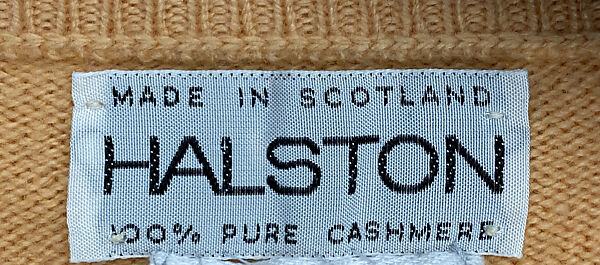 Evening ensemble, Halston (American, Des Moines, Iowa 1932–1990 San Francisco, California), wool, American