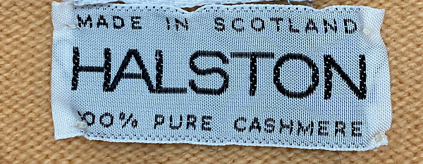 Evening ensemble, Halston (American, Des Moines, Iowa 1932–1990 San Francisco, California), wool, American