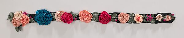 Evening belt, House of Lanvin (French, founded 1889), silk, French 