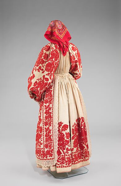 Ensemble, cotton, European, Eastern