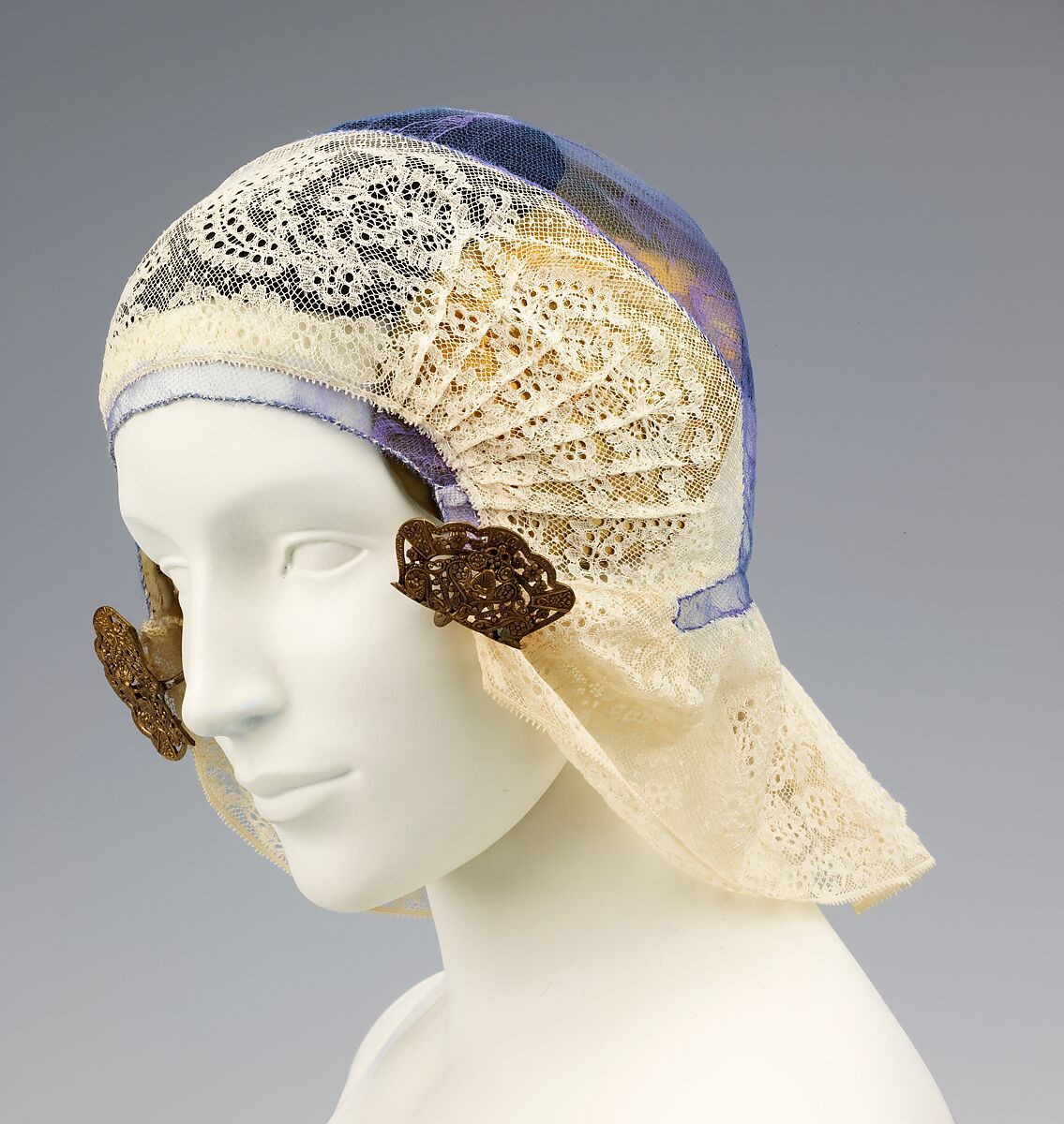 Headdress, metal, Dutch