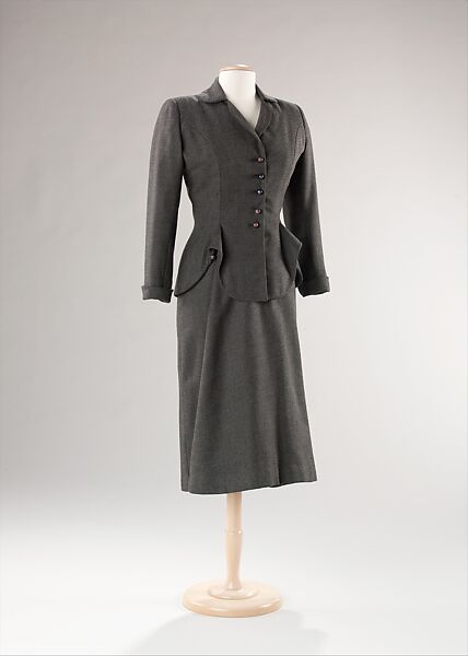 Suit, Jean Dessès (French (born Egypt), Alexandria 1904–1970 Athens), wool, French 