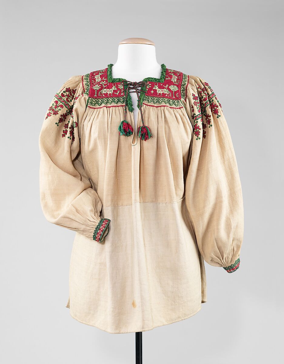 Blouse, cotton, silk, Spanish 