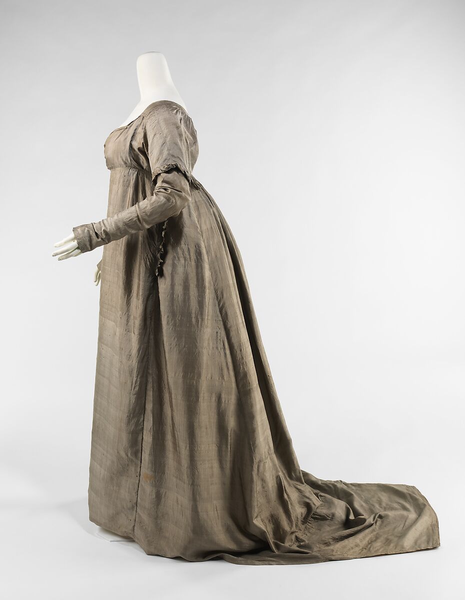 Dress, silk, American