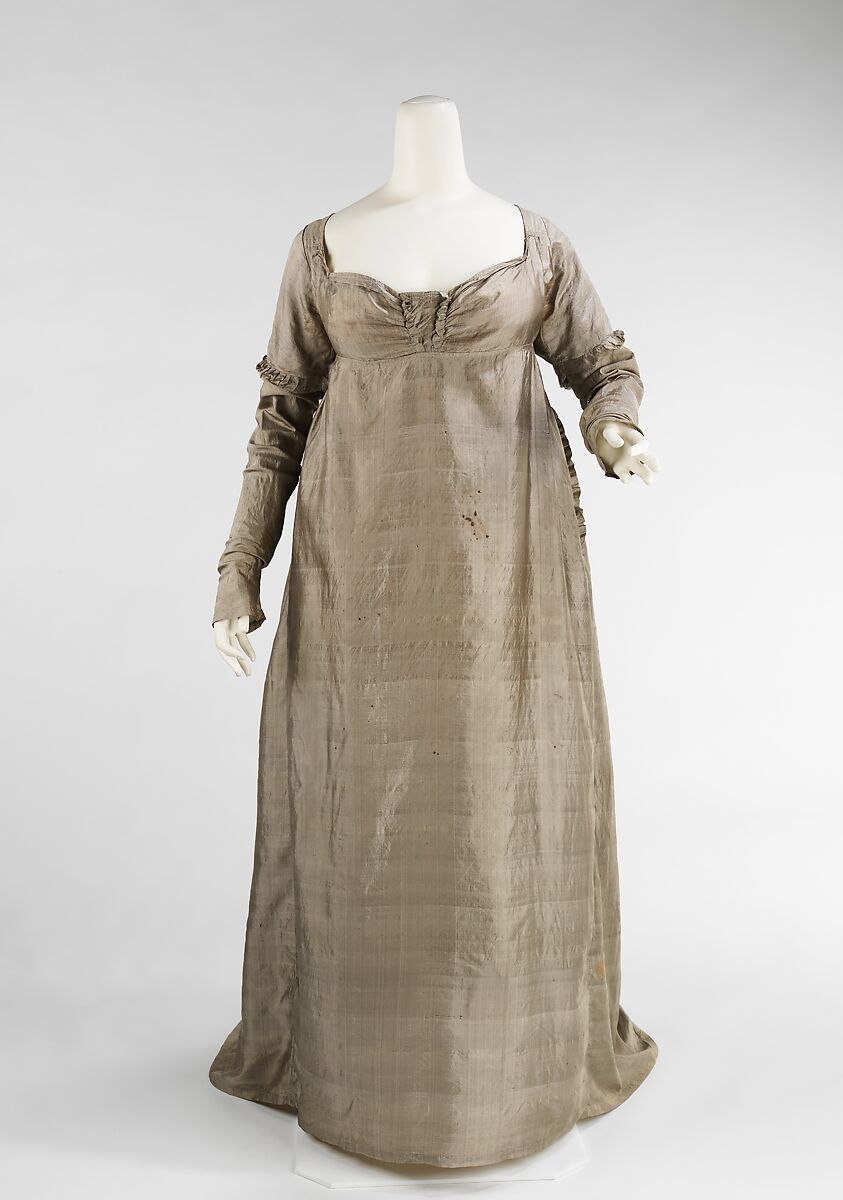 Dress, silk, American 