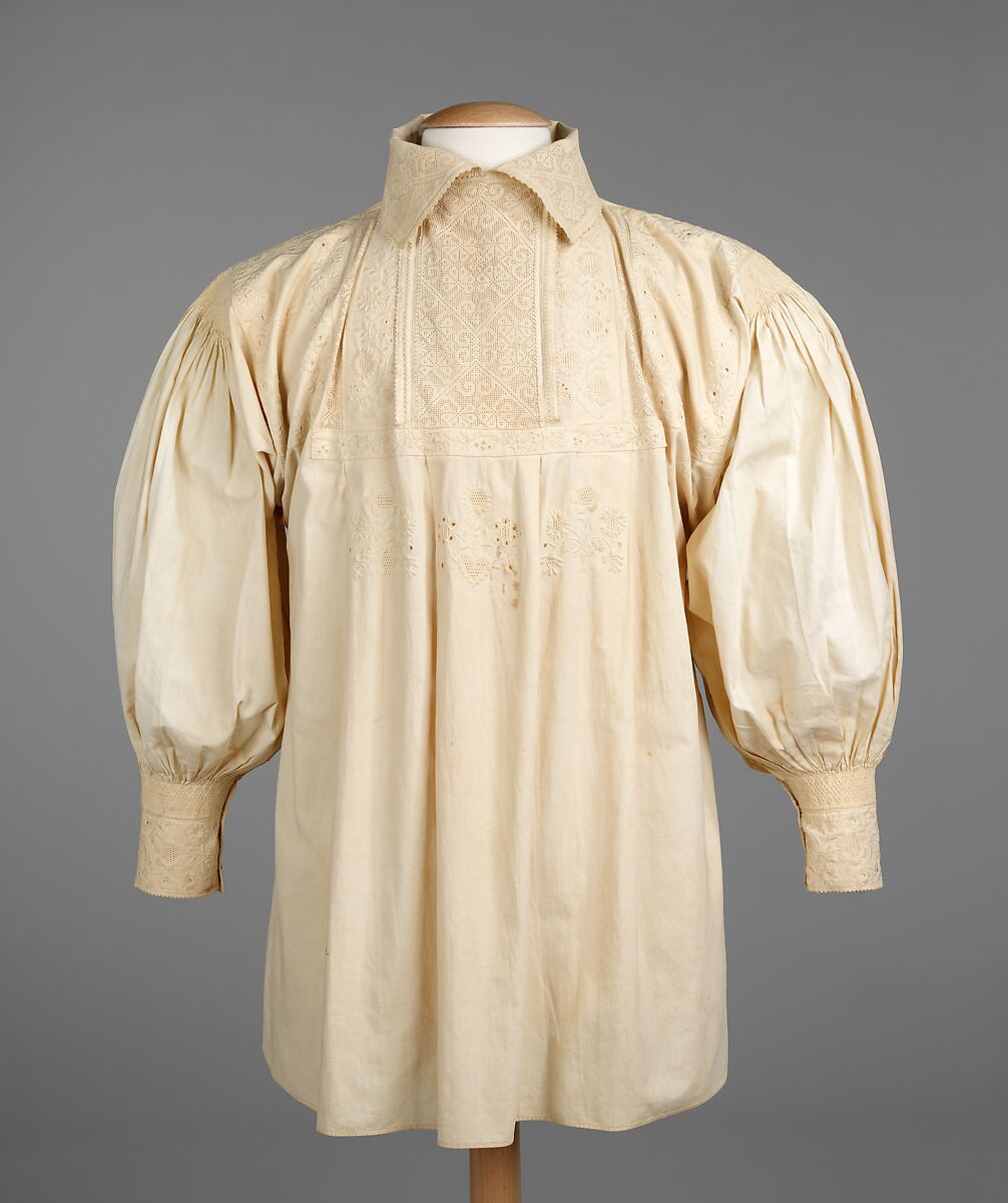 Wedding shirt, cotton, Spanish 